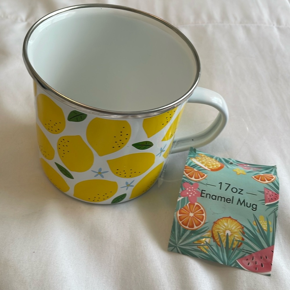 17 ounce enamel mug